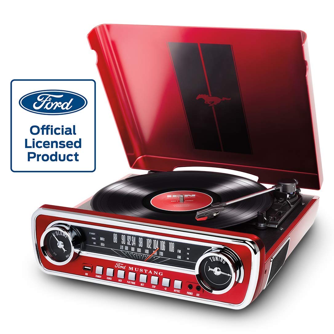 ION Audio Mustang LP Vinyl Turntable