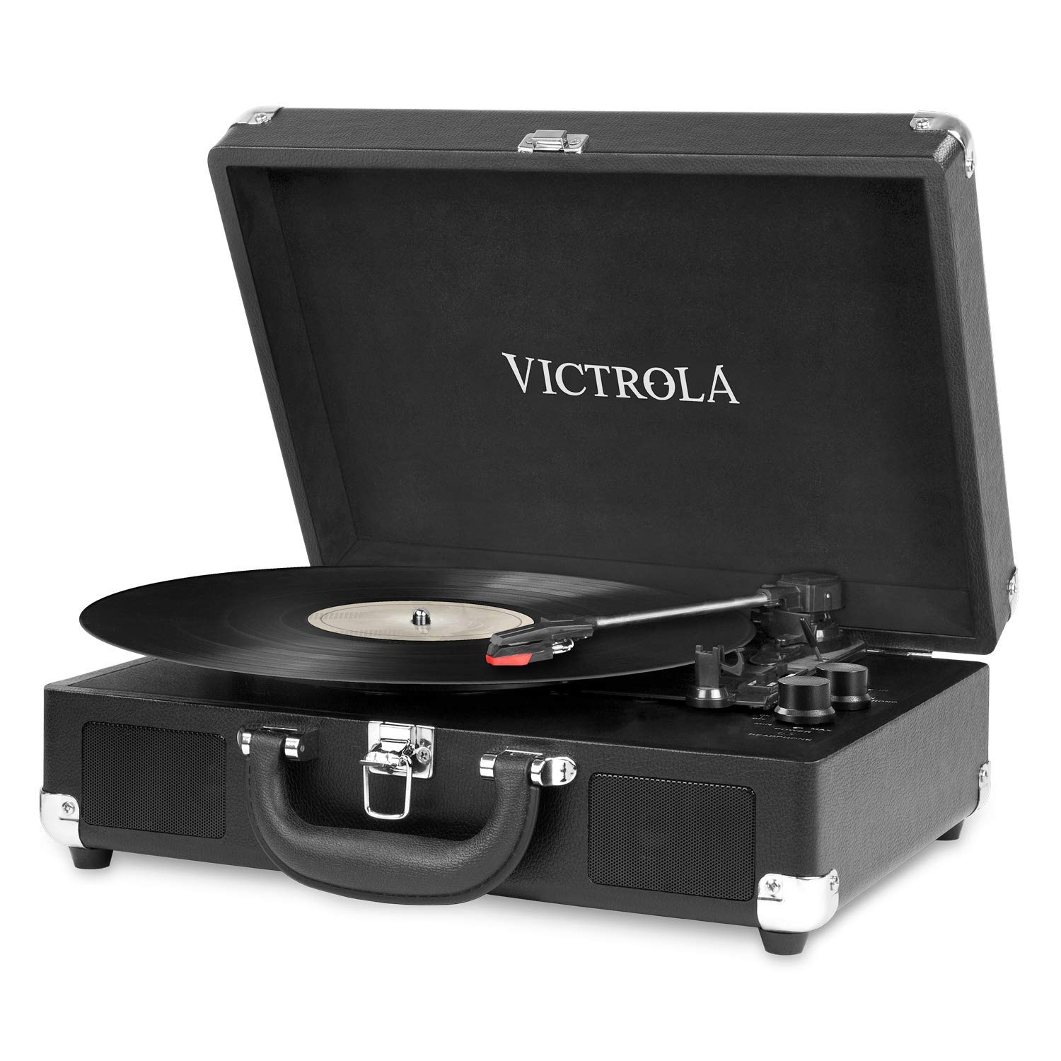 Victrola Suitcase Bluetooth 3-speed Vinyl Turntable