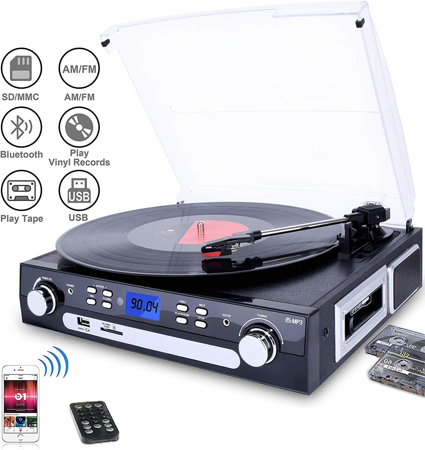DIGITNOW Bluetooth Record Player Review Vinyl Turntable Reviews