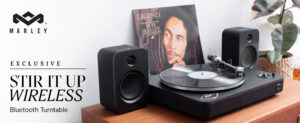 House of Marley Stir It Up Wireless Black Bluetooth Record Player